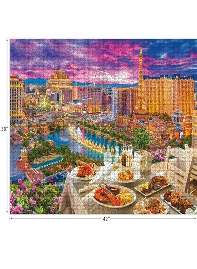 RoseArt - Kodak Premium - La Vida Las Vegas - 3000 Piece Jigsaw Puzzle for Adults - Image 4